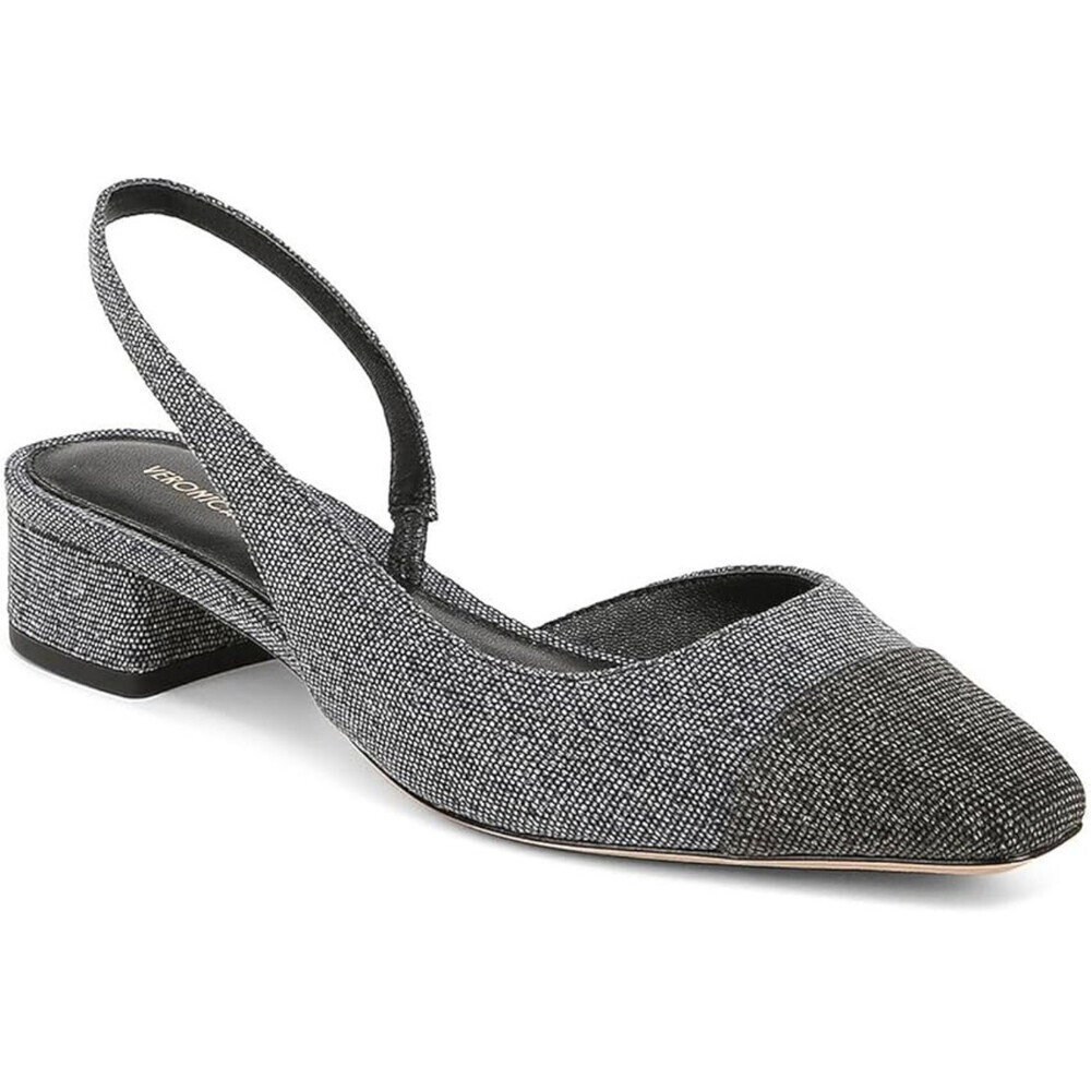 Veronica Beard Cecile Pump Women's US 6.5 Blue Denim Cap-Toe Slingback HAWK102